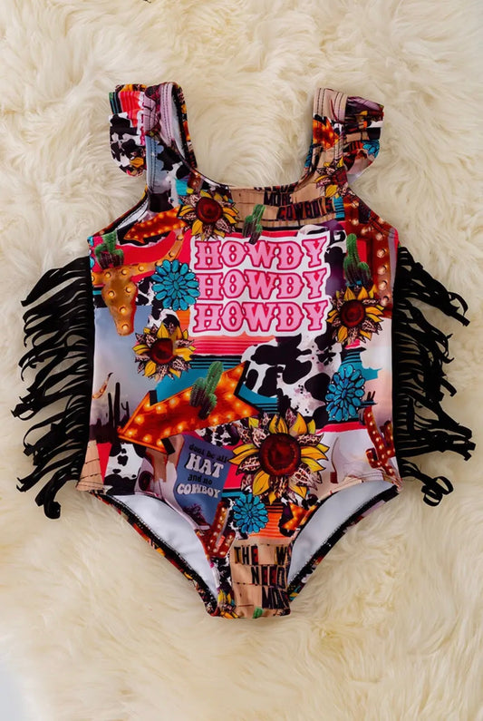 Howdy Fringe Bathing Suit